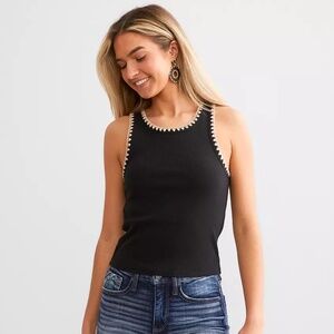 Cropped Stitched Tank